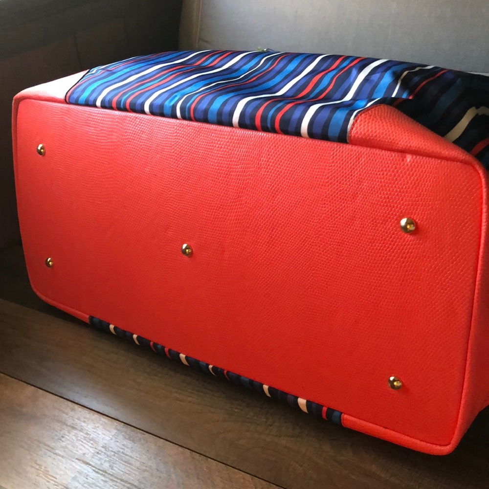 Vera Bradley Preppy Poly Travel Duffel Bag - Picture 4 of 6